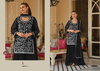 Rosy Black And White By Eba Georgette Bulk Readymade Suits Orders In India